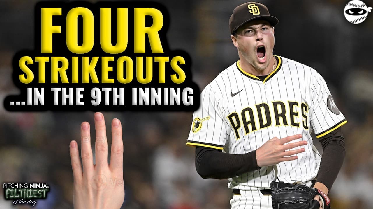FOUR Strikeouts in the 9th for Mason Miller