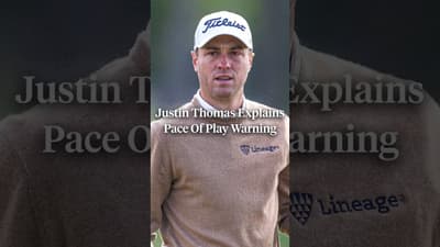 Justin Thomas discussed his group being put on the clock at the PGA Championship. 🗣️