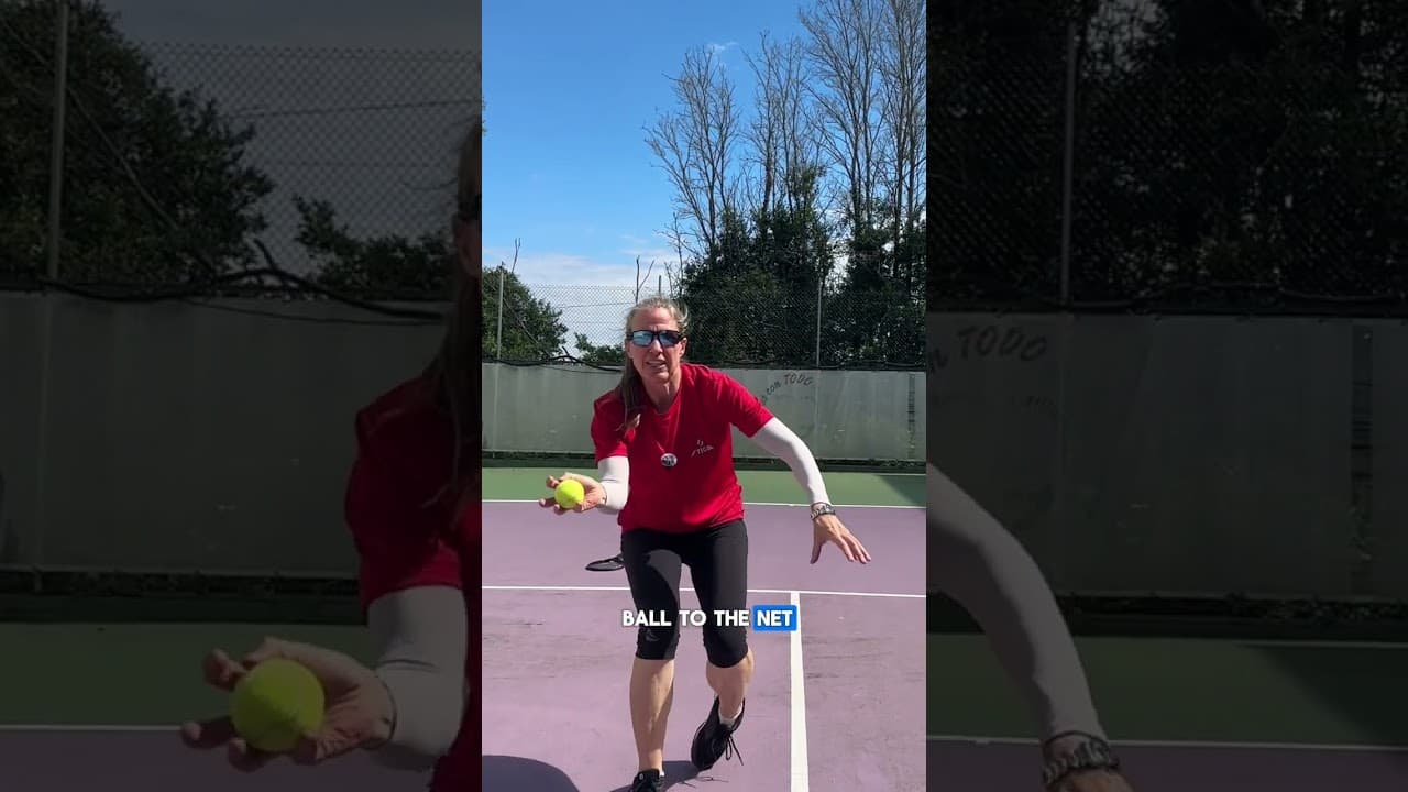 Great drill to work on your #tennisvolley footwork