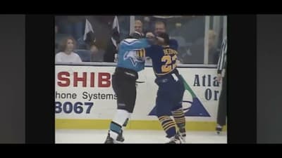 Steve Dumonski vs Louie Bedard #ECHL 98/99 