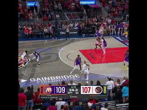 The Fever were THIS close to catching the Mercury 😦