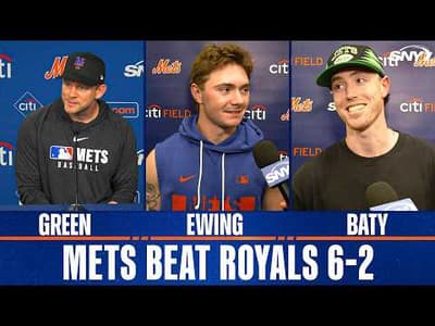 Andy Green, A.J. Ewing and Brett Baty on five run 8th inning in 6-2 win vs. Royals