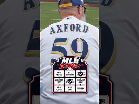 I Played MLB Bingo ⚾️