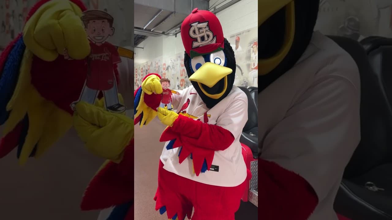 ❤️ Cardinals Players Help a Student’s Flat Stanley Dream Come True ⚾ #Shorts
