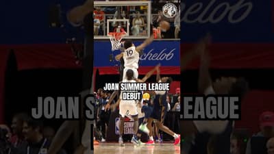 JOAN WENT CRAZY IN HIS SUMMER LEAGUE DEBUT. 😤