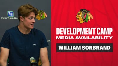 "Very good" William Sorbrand on his first day of DEV CAMP | Chicago Blackhawks