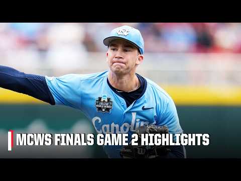 Game 2: North Carolina vs. Oklahoma Sooners | Full Game Highlights | MCWS