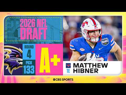 Ravens select Matthew Hibner in Fourth Round | 2026 NFL Draft Grades & Reaction