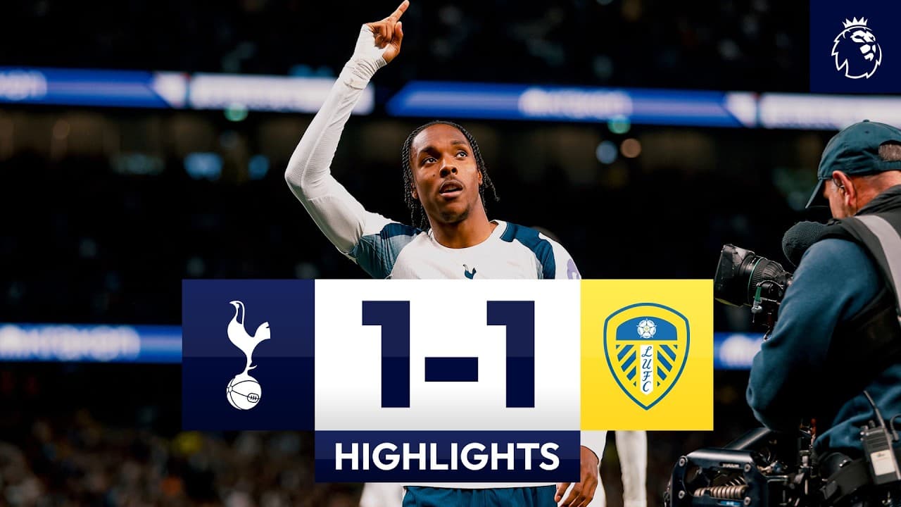 Spurs 1-1 Leeds United | Premier League Highlights