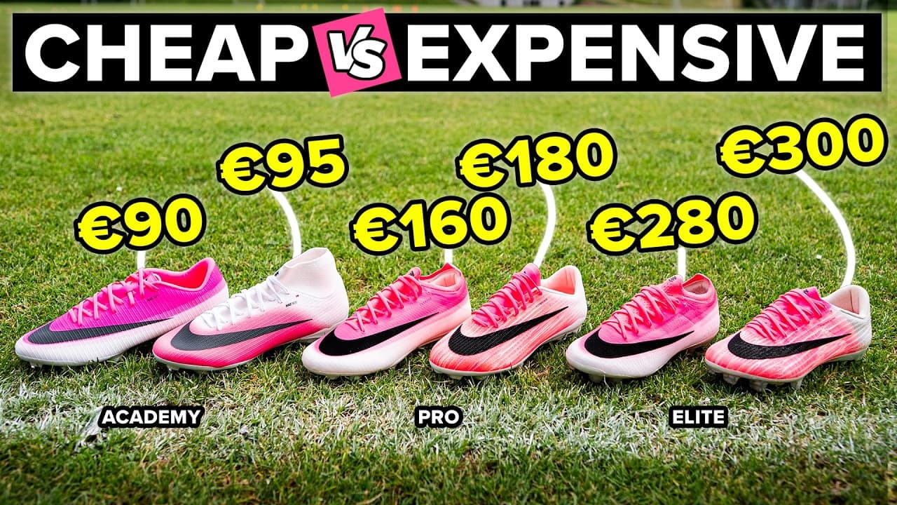 CHEAP vs EXPENSIVE Nike Mercurial Superfly 11 + Vapor 17 explained