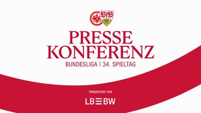 LIVE Pressekonferenz: Eintracht Frankfurt - VfB Stuttgart | Bundesliga
