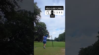 Play a Par 5 ⛳️ with me #shorts