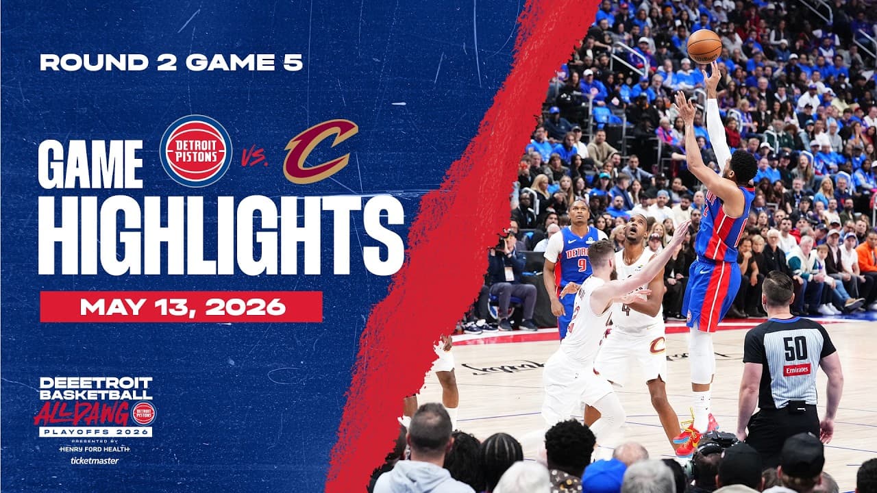 Detroit Pistons vs. Cleveland Cavaliers | ROUND 2 GAME 5 HIGHLIGHTS | 05.13.26