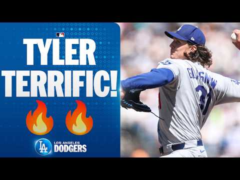 Tyler Glasnow tosses EIGHT DOMINANT innings for the Dodgers! ⚾🔥 (9 Ks, 0 runs and just 1 HIT!)