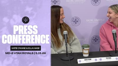 'We know how good we are' | Katie O'Kane & Ella Hase Press Conference | MD-2 Utah Royals | 5.15.26