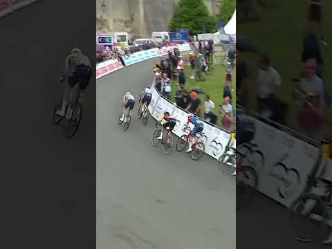 Laurence Pithie wins a savage uphill sprint to take Stage 1 of the Tour of Dunkerque 💪🥇