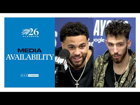 Ajay Mitchell & Chet Holmgren | Playoffs | WCS Game 4 | Postgame Media | May 11, 2026