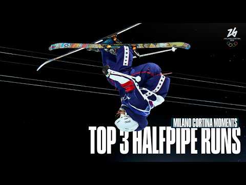 Ferreira for GOLD 🇺🇸 | Top 3 Men's Freestyle Skiing Halfpipe Runs | #MilanoCortina2026 Top Moments