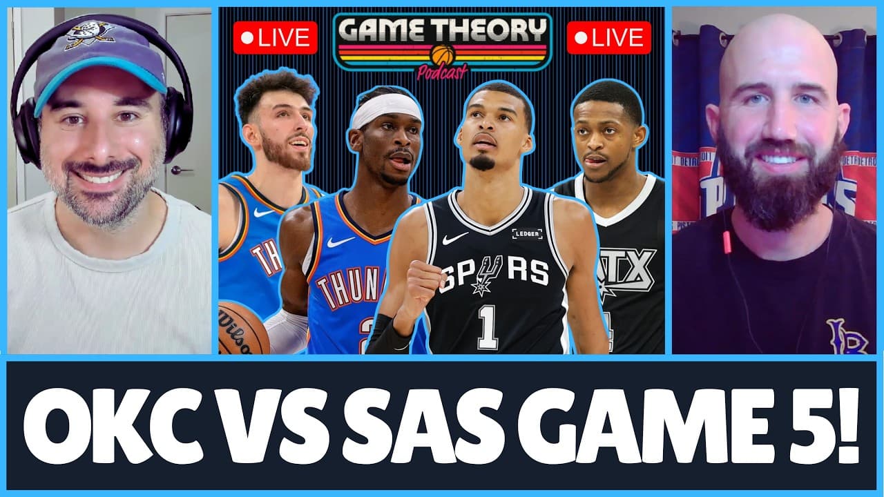 Thunder Win Game 5, 3-2 Lead Over Spurs | Game Theory Podcast