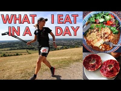 WHAT I EAT IN A DAY vlog *REALISTIC* by a female runner
