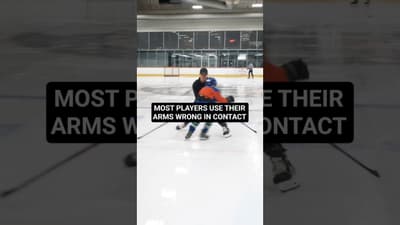 MOST PLAYERS USE THEIR ARMS WRONG IN CONTACT