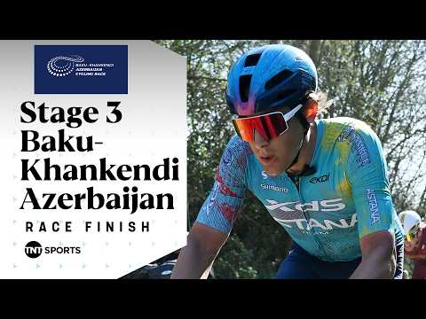 EXCITING SPRINT! 💨 | 2026 Men's Baku-Khankendi Azerbaijan Stage 3 Final KM's | TNT Sports Cycling