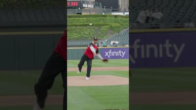 Summer IS fun. Welcome to Rate Field, Carl Radke & Ben Waddell! #MLB #firstpitch @bravo