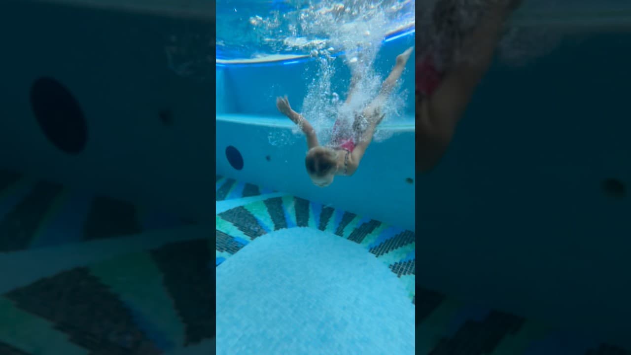 Swimming In The Hotel Pool #swim #swimming #pool #splash #hotel #underwater