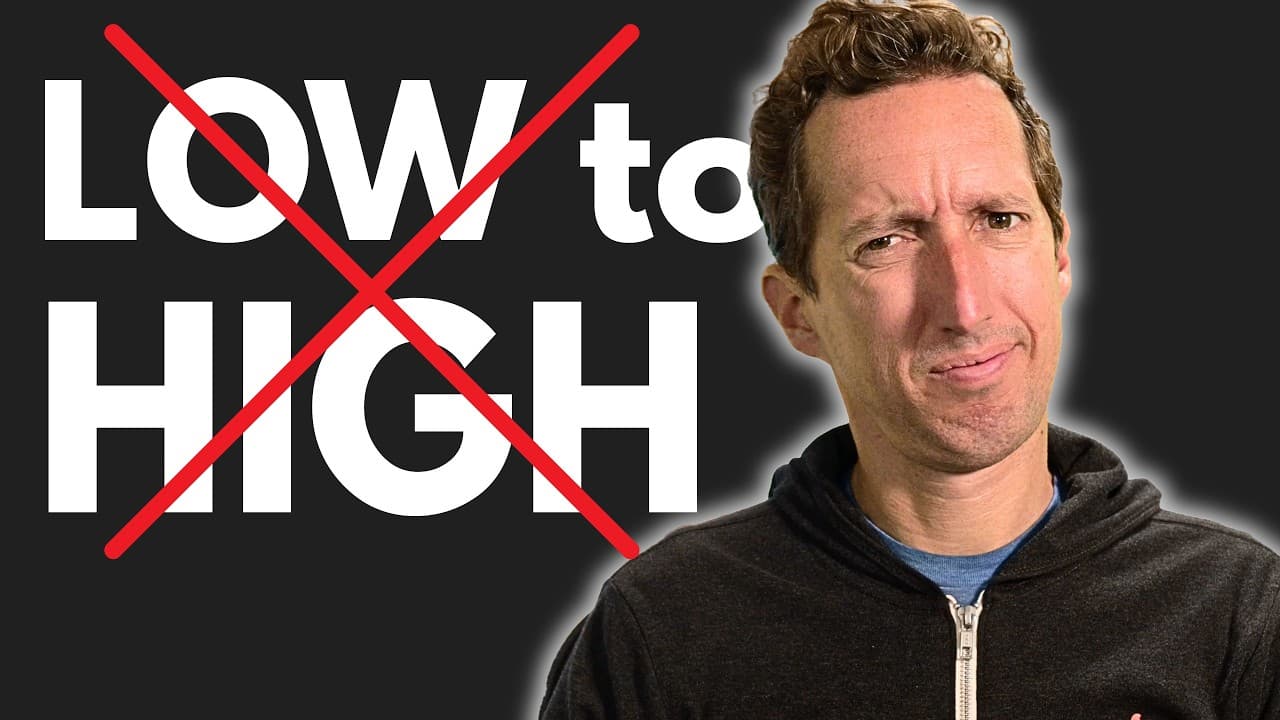 Low To High DOESN'T WORK - Topspin Truth Your Coach Doesn't Know