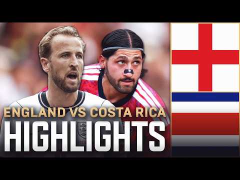 England vs Costa Rica Highlights 🌎🏆 International Friendly