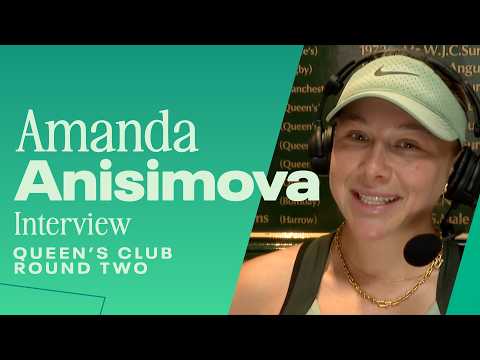 Amanada Anisimova on first-meeting with Iva Jovic | 2026 HSBC Championships