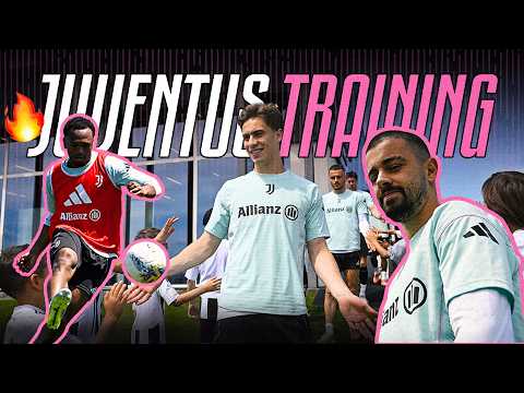 Watch JUVENTUS TRAINING 🔥 Last Serie A match awaits! 🔚⚽