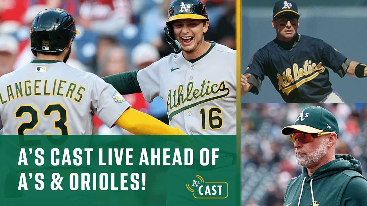 A's Cast Live Ahead of A's & Orioles from NBC Sports  | Mark Kotsay & Mike Bordick Join Towny!