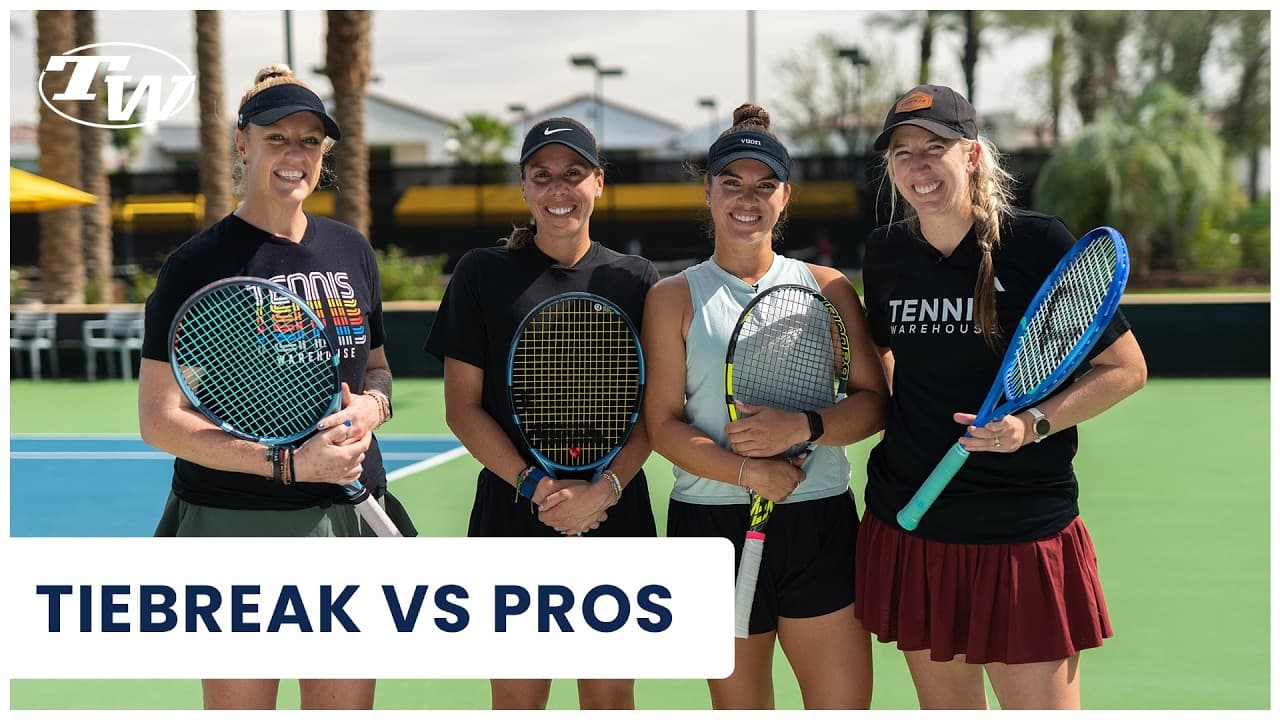 WTA Pros (Desirae Krawczyk & Gugu Olmos) vs Tennis Warehouse Mic’d Up Doubles Battle - Who Wins?! 🎾😂