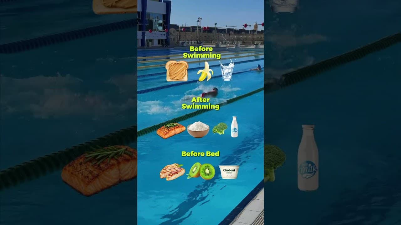 What you eat around your swim matters just as much as the workout itself.