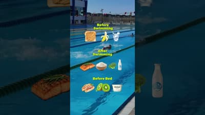What you eat around your swim matters just as much as the workout itself.