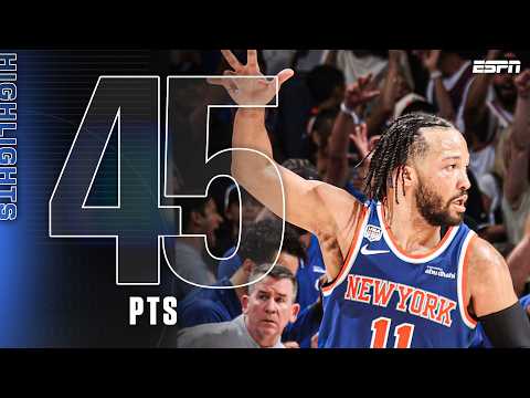 JALEN BRUNSON SCORES 45 PTS IN GAME 5 TO LEAD THE KNICKS TO AN NBA CHAMPIONSHIP 🏆 | NBA on ESPN