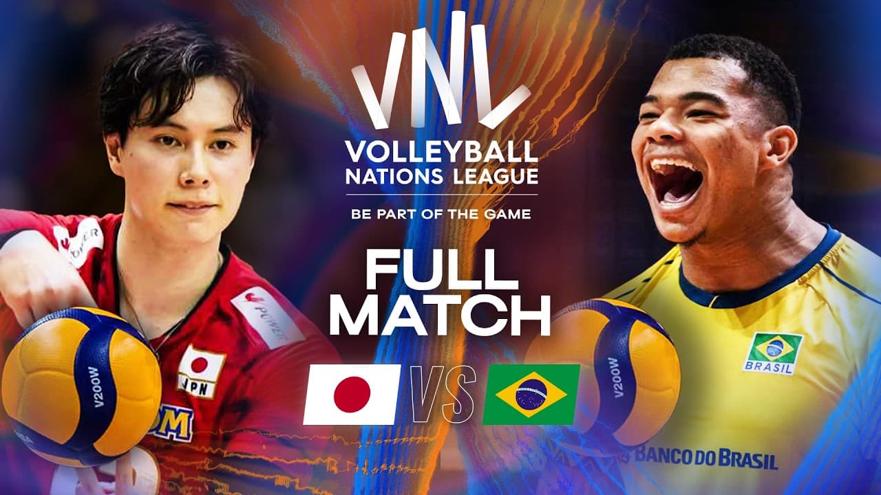 Japan 🇯🇵 vs. Brazil 🇧🇷 | VNL 2025 - Full Match | Week 3