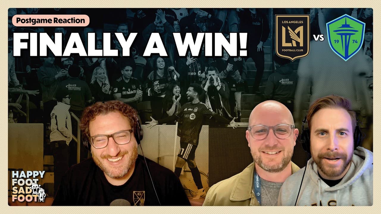 LAFC Show a SOUND 1-0 Win Over The Sounders Heading Into World Cup Break | LAFC Fans React