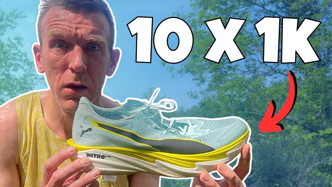 HARD SESSION IN THE PUMA DEVIATE NITRO ELITE 4 AFTER LONDON MARATHON | First Workout Back