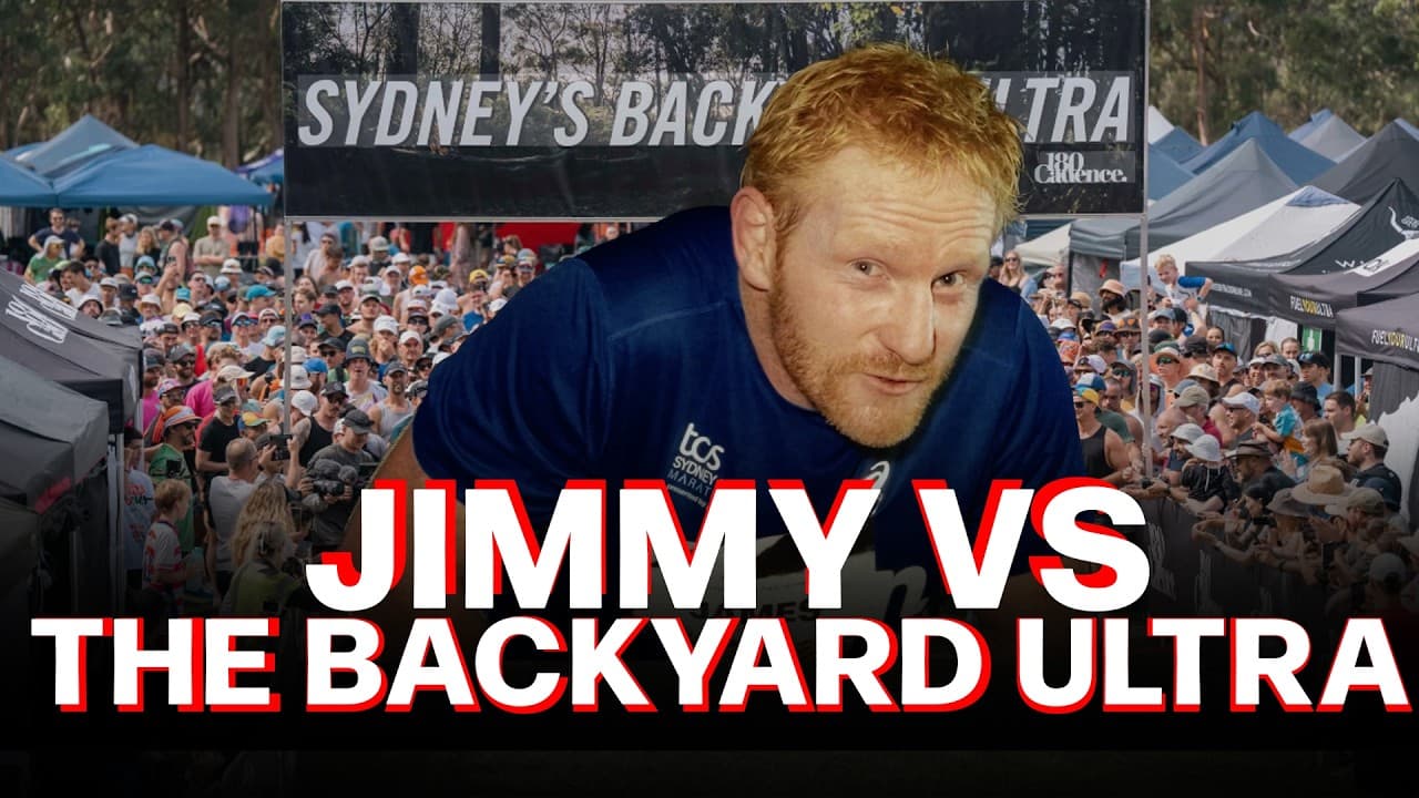 Jimmy takes on the SYDNEY BACKYARD ULTRA
