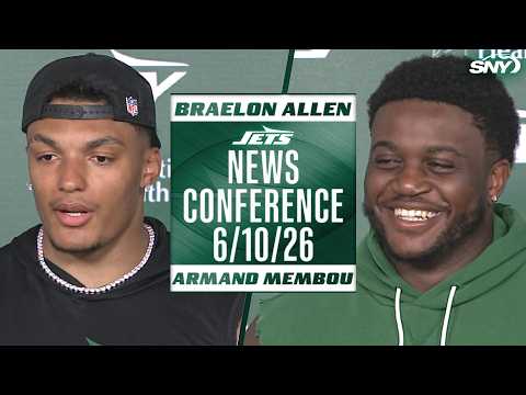 Braelon Allen on his recovery for 2026 season, Armand Membou talks prep for second season with Jets