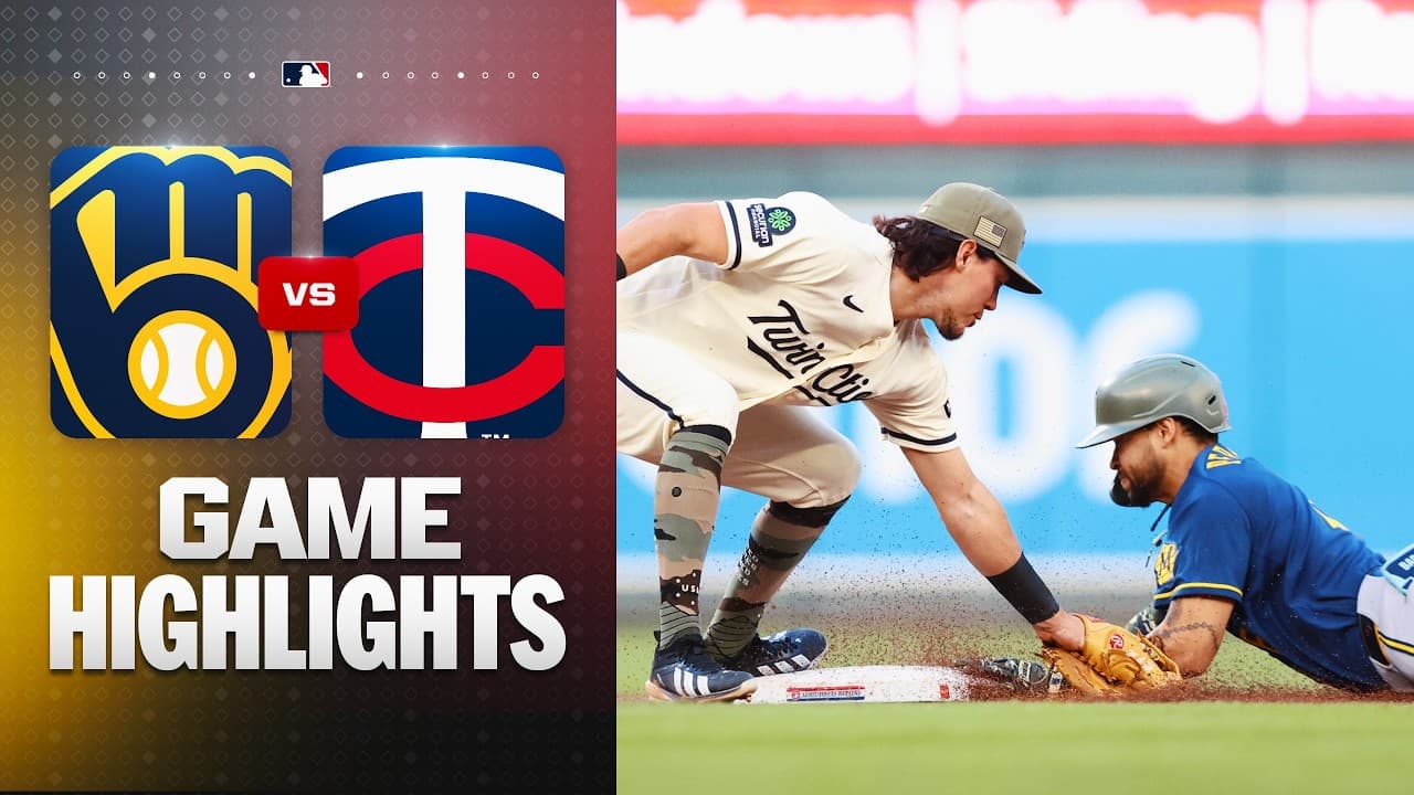 Brewers vs. Twins Game Highlights (5/16/26) | MLB Highlights