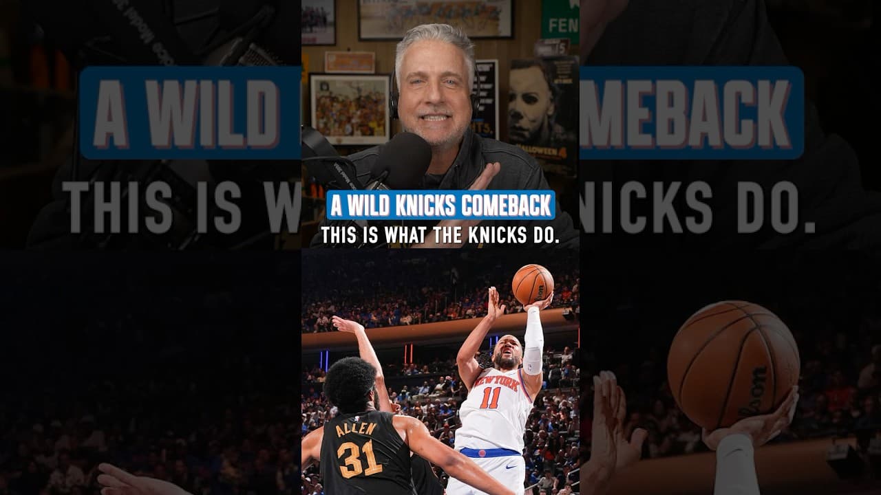 Bill reacts to a wild 22-point comeback Game 1 win by New York against Cleveland.