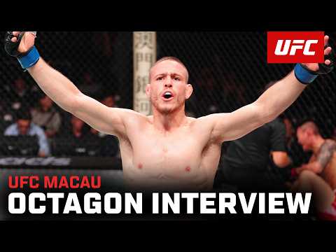 Cody Haddon Octagon Interview | UFC Macau