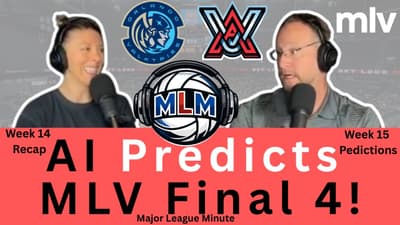AI Predicts MLV Final 4 + Week 14 Recap + Week 15 Predictions