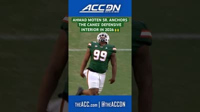 Ahmad Moten is teady to anchor up front💥 #miamihurricanesfootball #collegefootball #accfootball