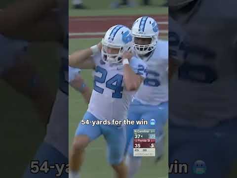 For the upset 🤩 #unctarheels #uncfootball #accfootball #collegefootball #football #sports #fb