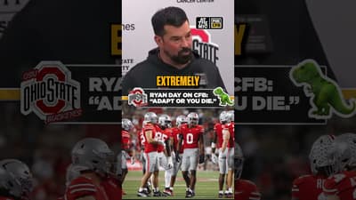 In college football it's adapt or die 😂💀 #cfb #ryanday #ohiostatebuckeyes