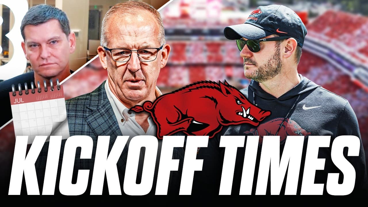 Early College Football Kickoff Times ANNOUNCED: Why Arkansas AD is UPSET with ESPN